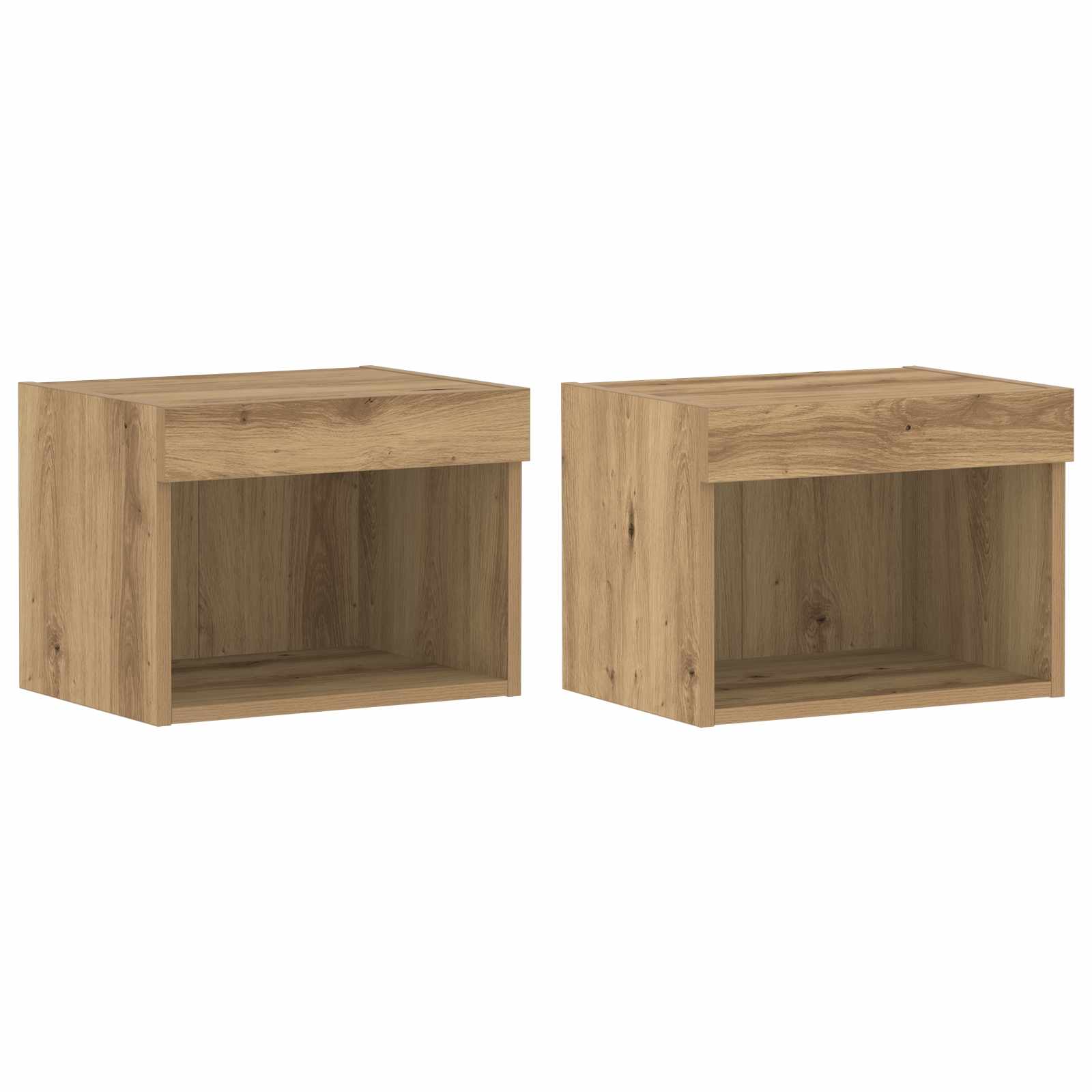 Σετ επίπλου τηλεόρασης 8 pcs artisan δρυς Επεξεργασμένο ξύλο