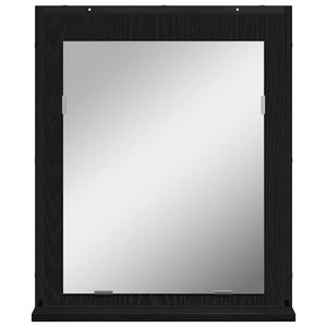 Σετ Επίπλων Μπάνιου 4 τμχ. Μαύρο 33 x 33 x 185,5 εκ