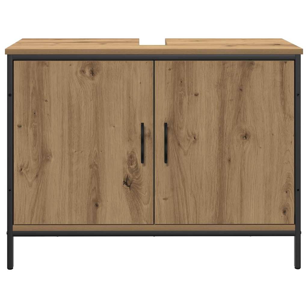 Σετ Επίπλων Μπάνιου 4 τμχ. Καφέ 33 x 33 x 185,5 εκ - Pakobazaar
