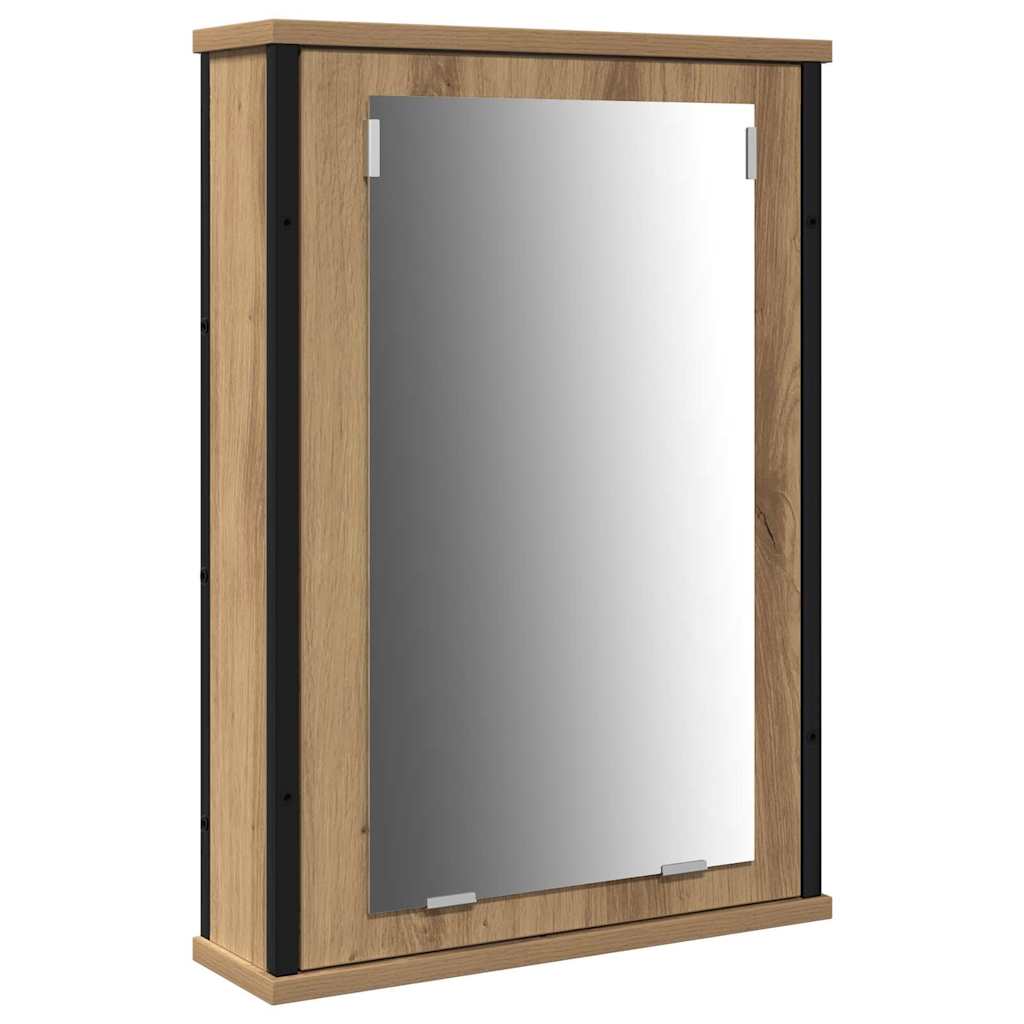 Σετ Επίπλων Μπάνιου 4 pcs Artisan Oak Επεξεργασμένο ξύλο - Pakobazaar