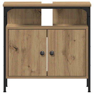 Σετ Επίπλων Μπάνιου 4 pcs Artisan Oak Επεξεργασμένο ξύλο - Pakobazaar