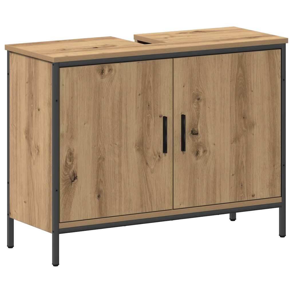 Σετ Επίπλων Μπάνιου 4 τμχ. Καφέ 33 x 33 x 185,5 εκ - Pakobazaar