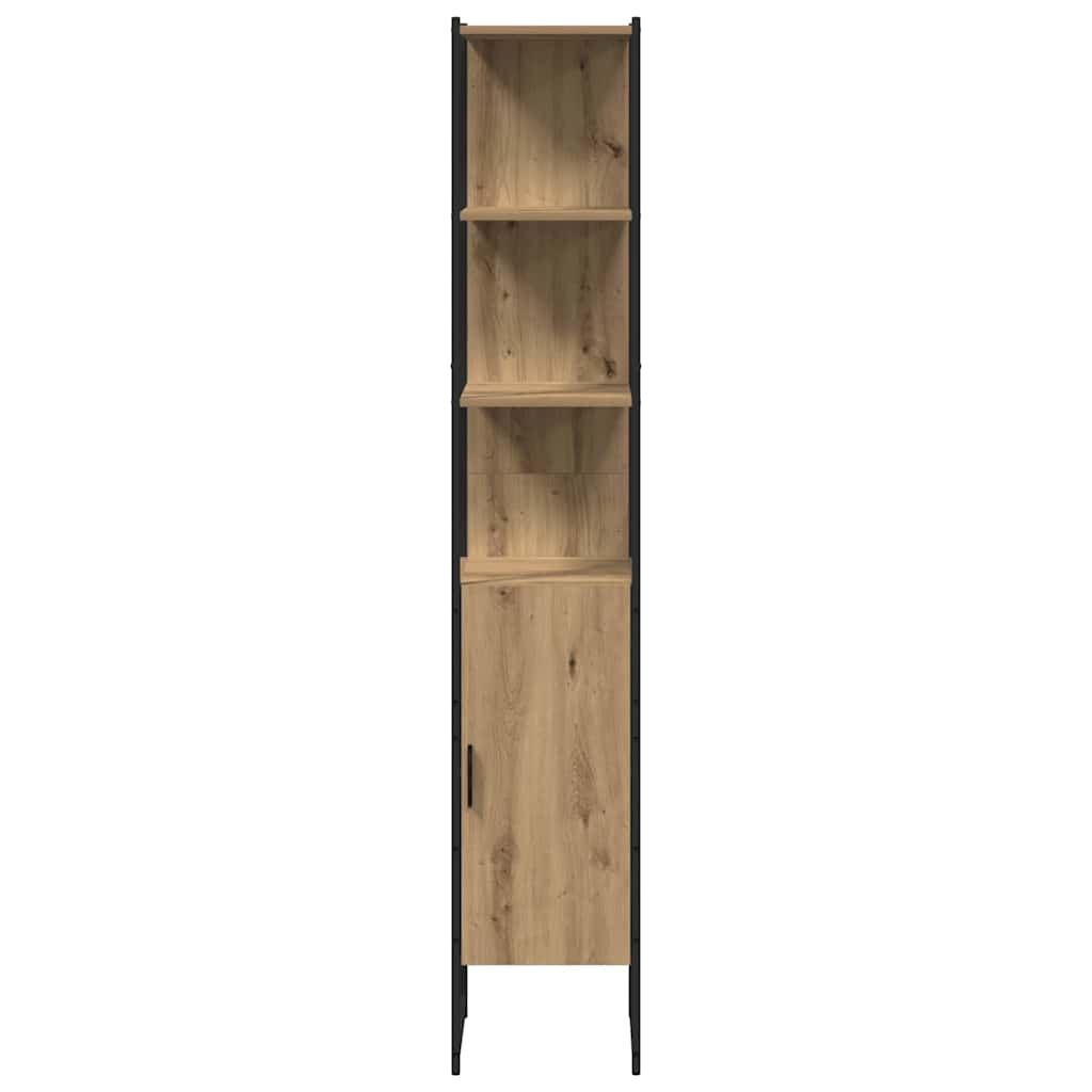 Σετ Επίπλων Μπάνιου 4 τμχ. Καφέ 33 x 33 x 185,5 εκ - Pakobazaar