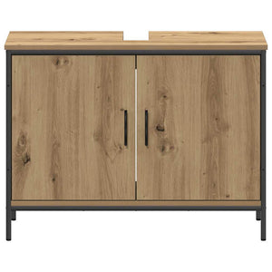 Σετ Επίπλων Μπάνιου 4 τμχ. Καφέ 33 x 33 x 185,5 εκ - Pakobazaar