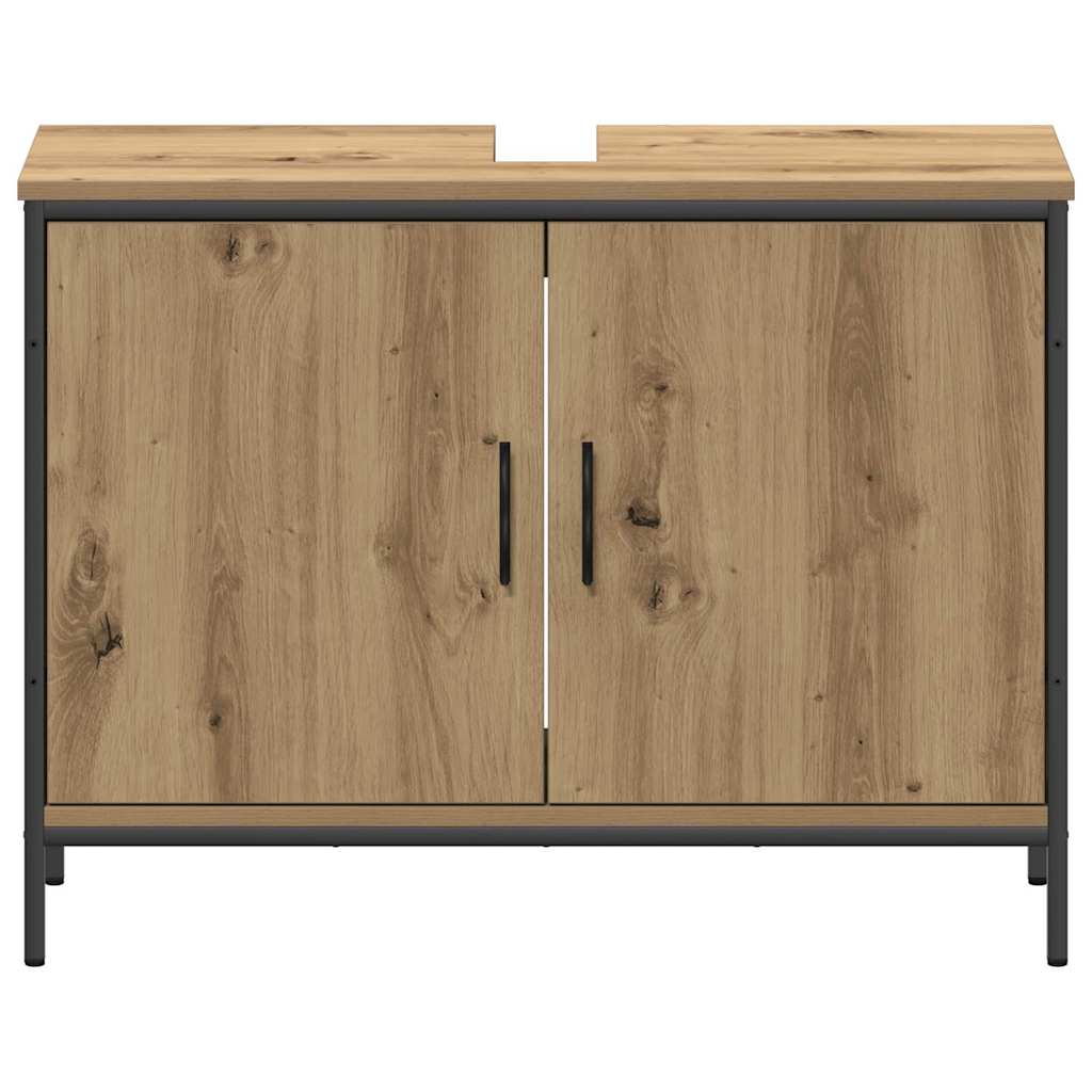 Σετ Επίπλων Μπάνιου 4 τμχ. Καφέ 33 x 33 x 185,5 εκ - Pakobazaar