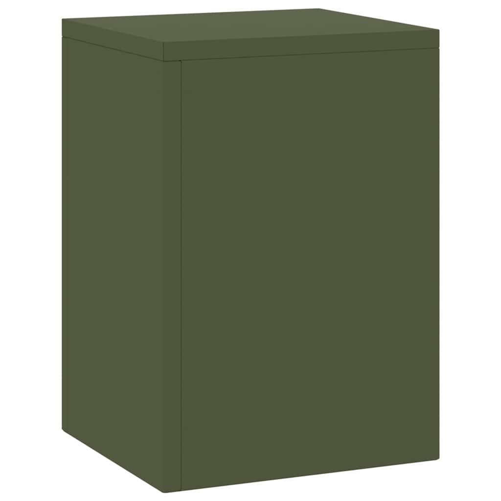 Βάση φυτών 2 pcs Λαδί 24 x 24 x 35 εκ. Ατσάλι