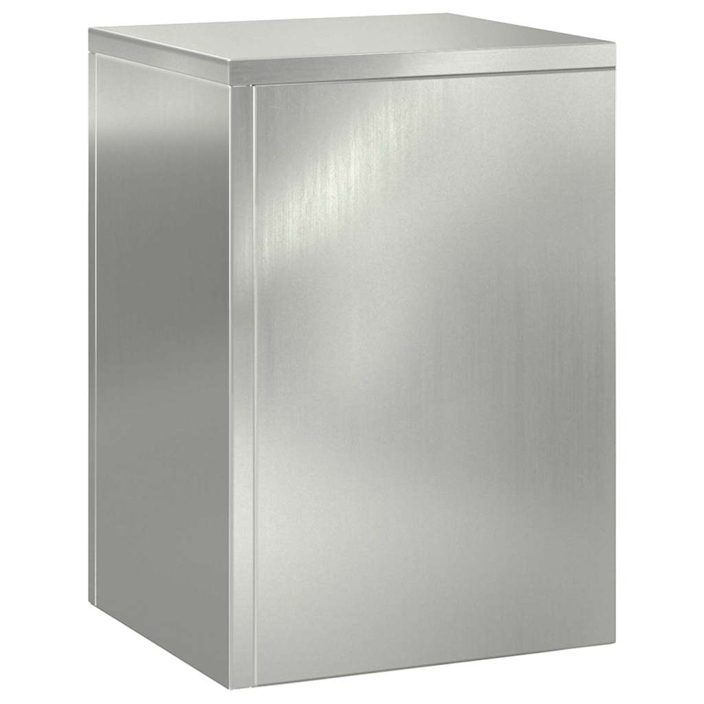 Βάση φυτών 2 pcs Ασημί 24 x 24 x 35 εκ. Γαλβανισμένος χάλυβας - Pakobazaar