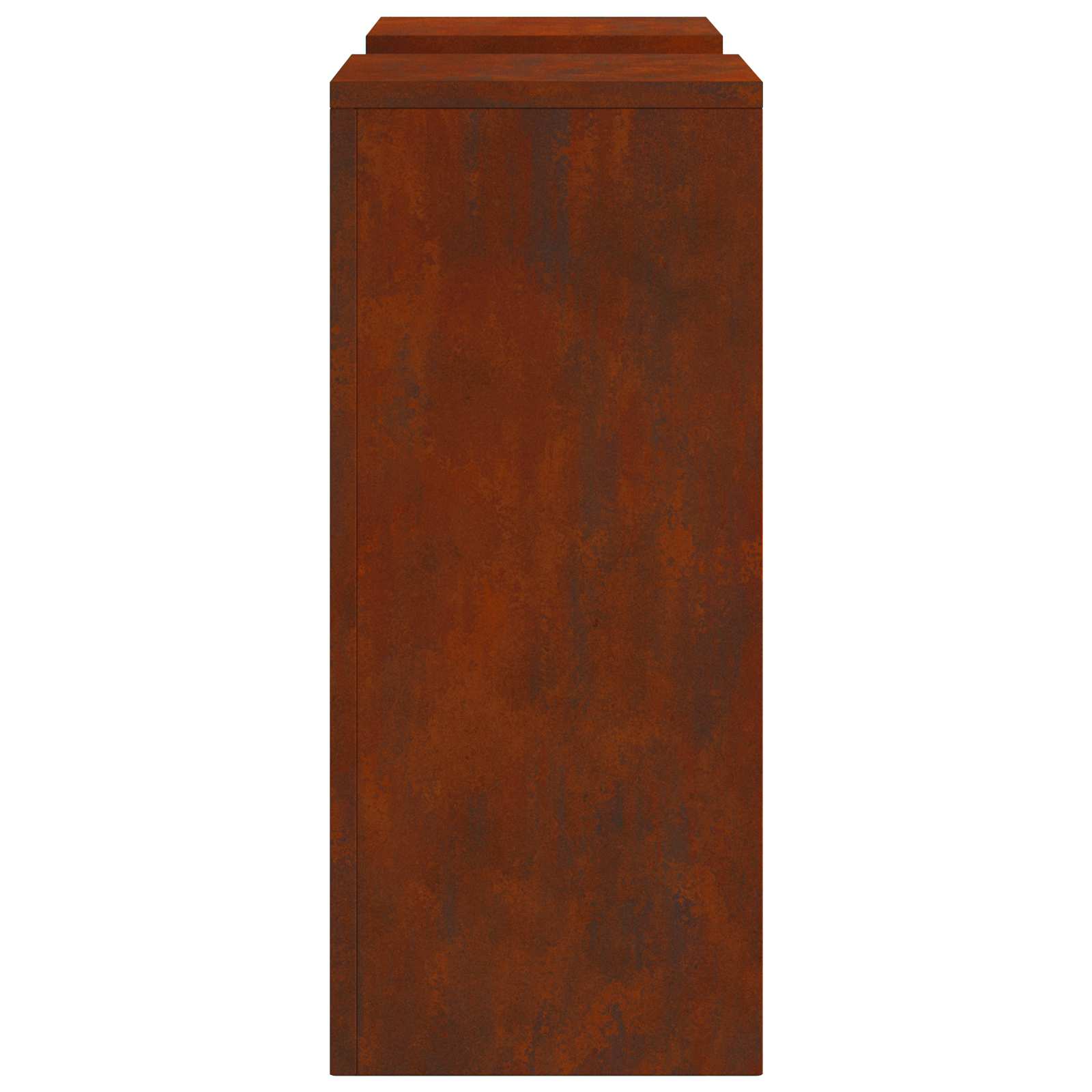 Βάση φυτών 2 pcs Σκ rusty 24 x 24 x 55 εκ. - Pakobazaar
