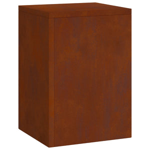Βάση φυτών 3 τεμ. Σκ rusty 24 x 24 x 75 εκ. - Pakobazaar