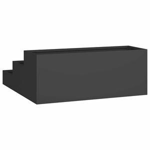 Γλάστρα Κήπου Μαύρο 90 x 90 x 35 εκ Ψυχρής έλασης χάλυβας