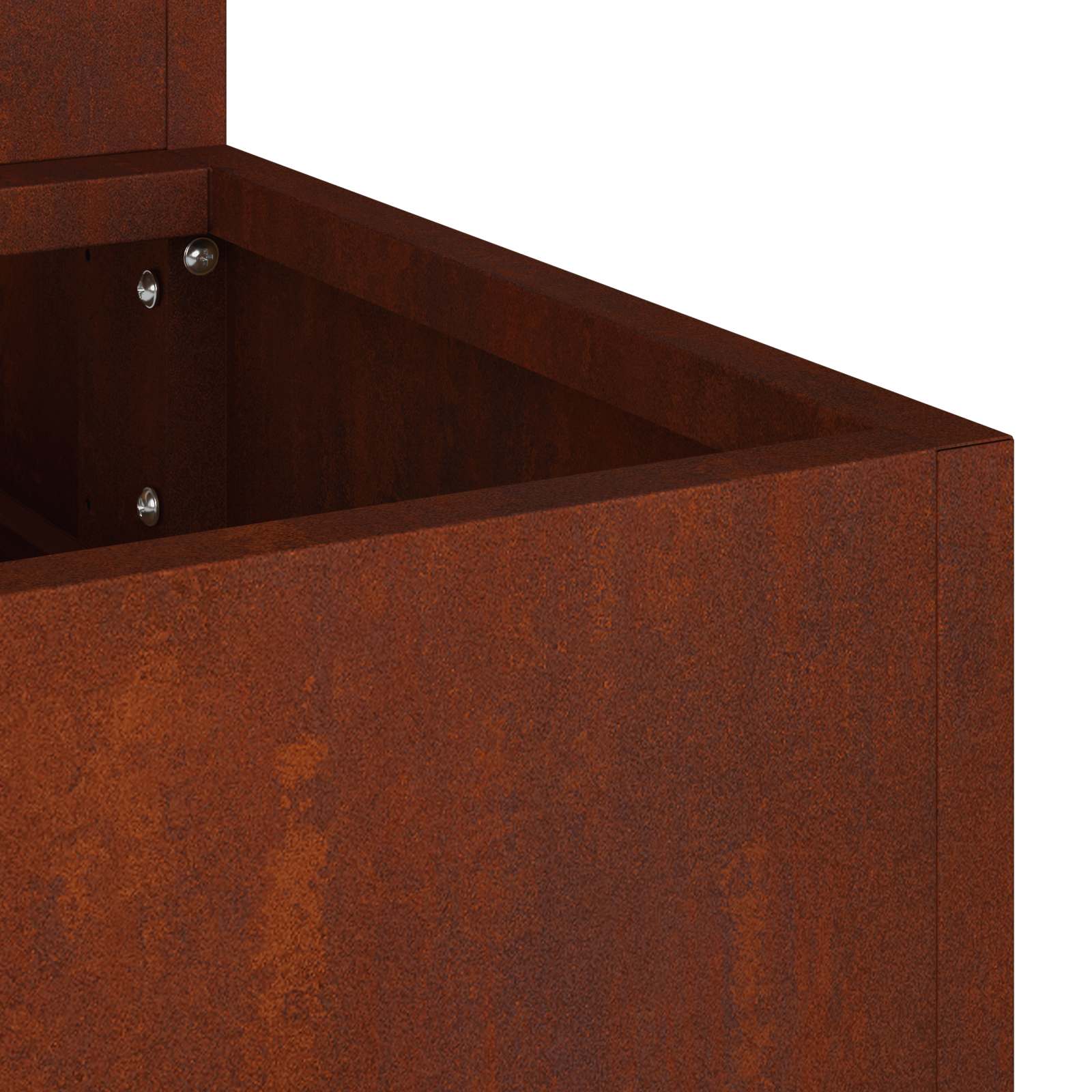 Γλάστρα Κήπου Σκ rusty 90 x 90 x 35 εκ - Pakobazaar