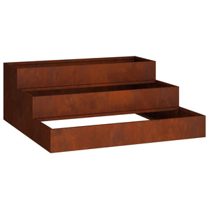 Γλάστρα Κήπου Σκ rusty 90 x 90 x 35 εκ - Pakobazaar