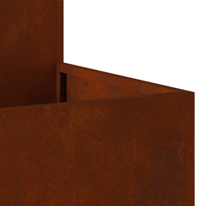 Γλάστρα Κήπου Σκ rusty 100 x 100 x 48 εκ. - Pakobazaar
