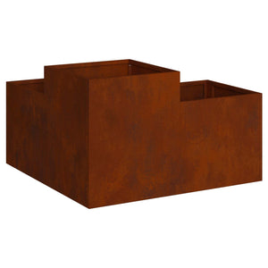 Γλάστρα Κήπου Σκ rusty 100 x 100 x 48 εκ. - Pakobazaar