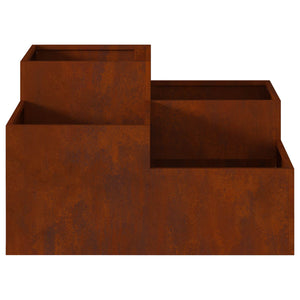 Γλάστρα Κήπου Σκ rusty 100 x 100 x 48 εκ. - Pakobazaar