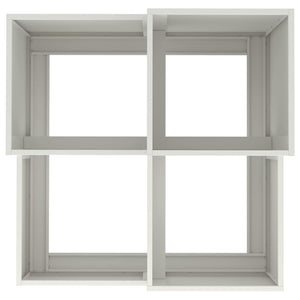 Γλάστρα Κήπου Λευκό 80 x 80 x 60 εκ. Ατσάλι - Pakobazaar