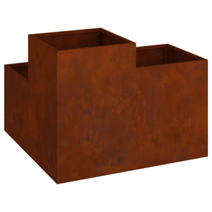 Γλάστρα Κήπου Σκ rusty 100 x 100 x 60 εκ. - Pakobazaar