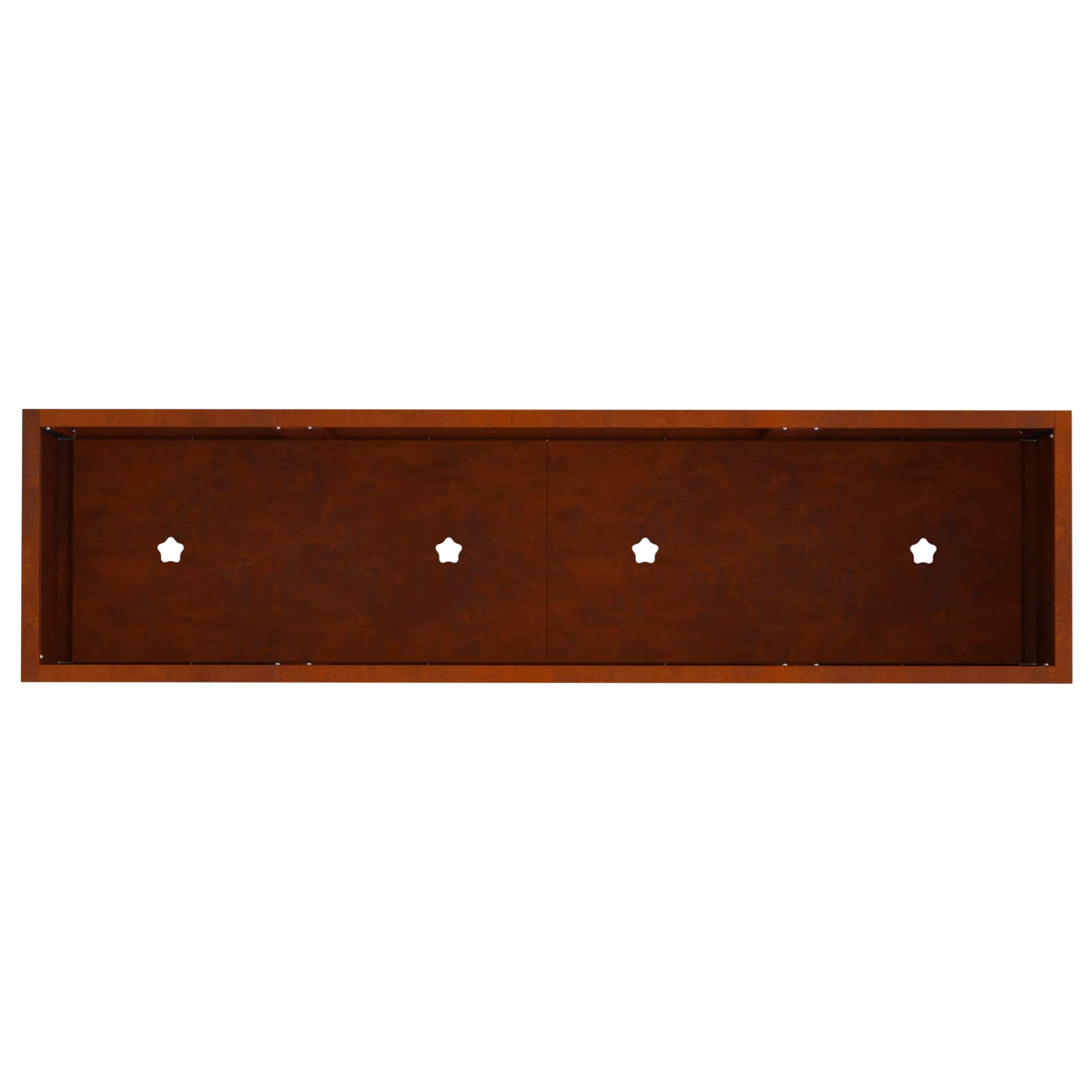 Υψωμένη Γλάστρα Κήπου Σκ rusty 100 x 26 x 82 εκ - Pakobazaar
