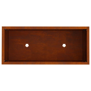 Υψωμένη Γλάστρα Κήπου Σκ rusty 60 x 26 x 45 εκ - Pakobazaar