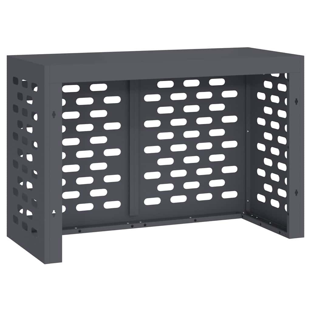 Κάλυμμα κλιματιστικού Ανθρακί 90 x 40 x 60 εκ Ατσάλι - Pakobazaar