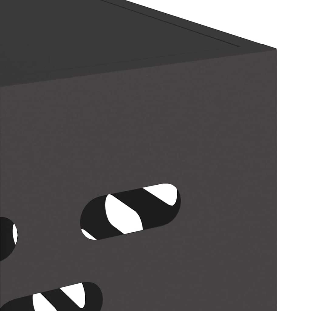 Κάλυμμα κλιματιστικού Μαύρο 100 x 50 x 70 cm Ατσάλι - Pakobazaar