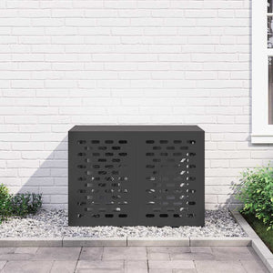 Κάλυμμα κλιματιστικού Μαύρο 100 x 50 x 70 cm Ατσάλι - Pakobazaar