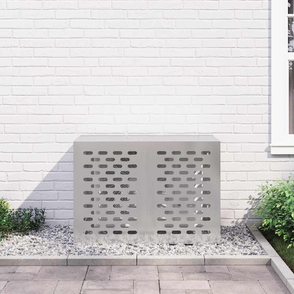 Κάλυμμα κλιματιστικού Ασημί 100 x 50 x 70 cm Ανοξείδωτο ατσάλι - Pakobazaar