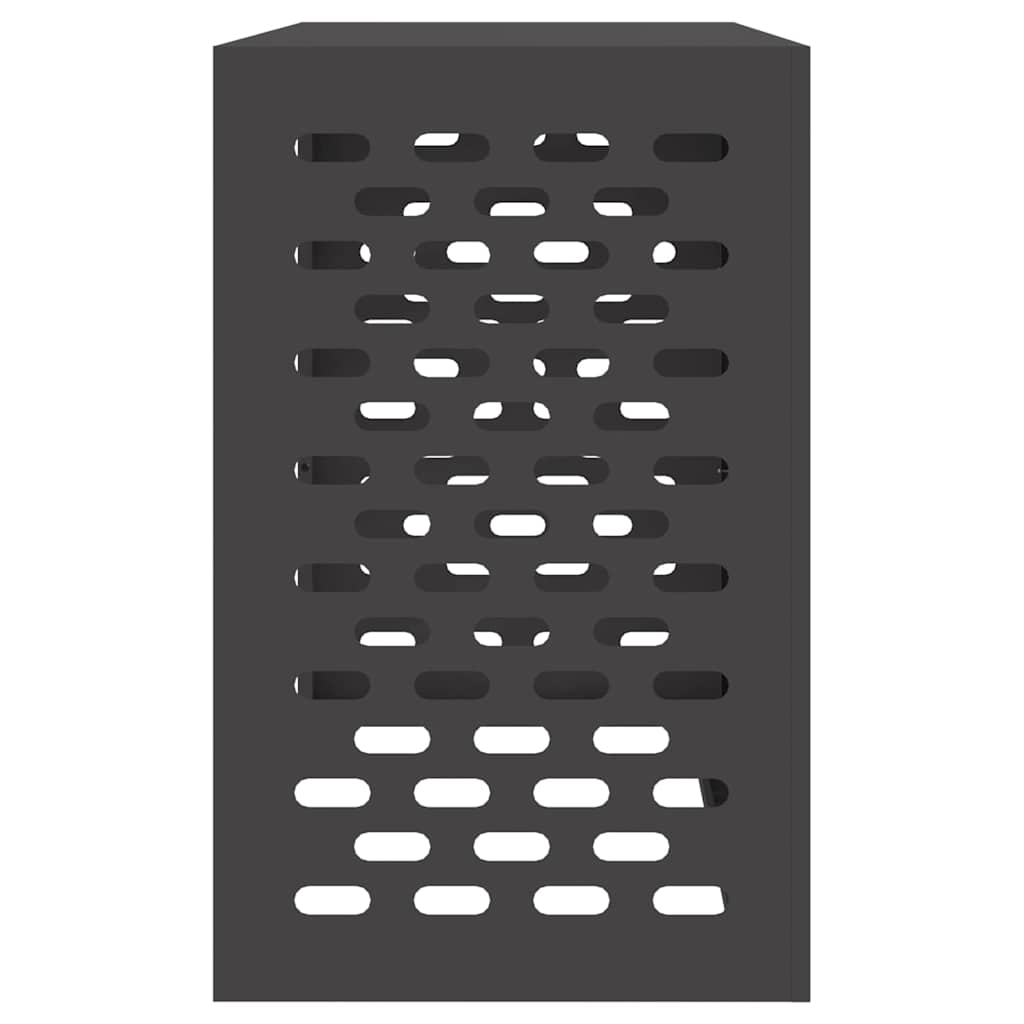 Κάλυμμα κλιματιστικού Μαύρο 110 x 50 x 80 cm Ατσάλι - Pakobazaar