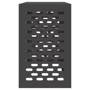 Κάλυμμα κλιματιστικού Μαύρο 110 x 50 x 80 cm Ατσάλι - Pakobazaar