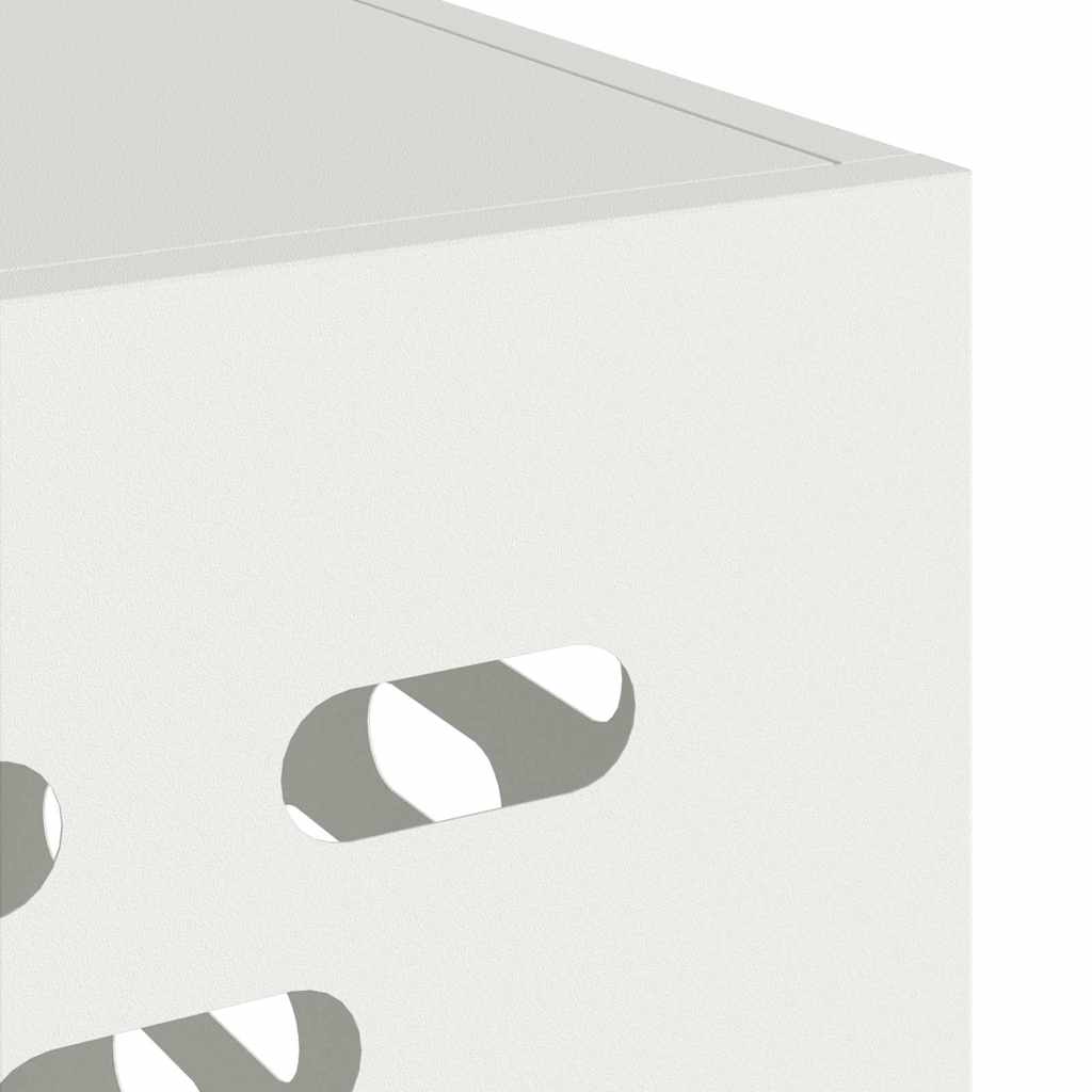 Κάλυμμα κλιματιστικού Λευκό 110 x 50 x 80 cm Ατσάλι