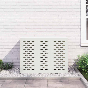 Κάλυμμα κλιματιστικού Λευκό 110 x 50 x 80 cm Ατσάλι