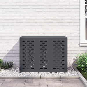 Κάλυμμα κλιματιστικού Ανθρακί 110 x 50 x 80 cm Ατσάλι - Pakobazaar