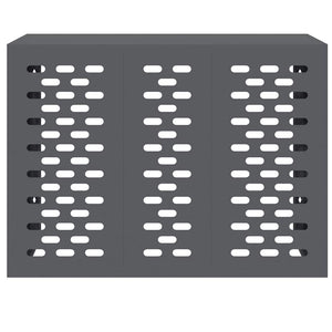Κάλυμμα κλιματιστικού Ανθρακί 110 x 50 x 80 cm Ατσάλι - Pakobazaar