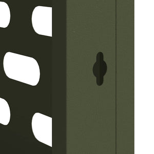 Κάλυμμα κλιματιστικού Λαδί 110 x 50 x 80 cm Ατσάλι - Pakobazaar