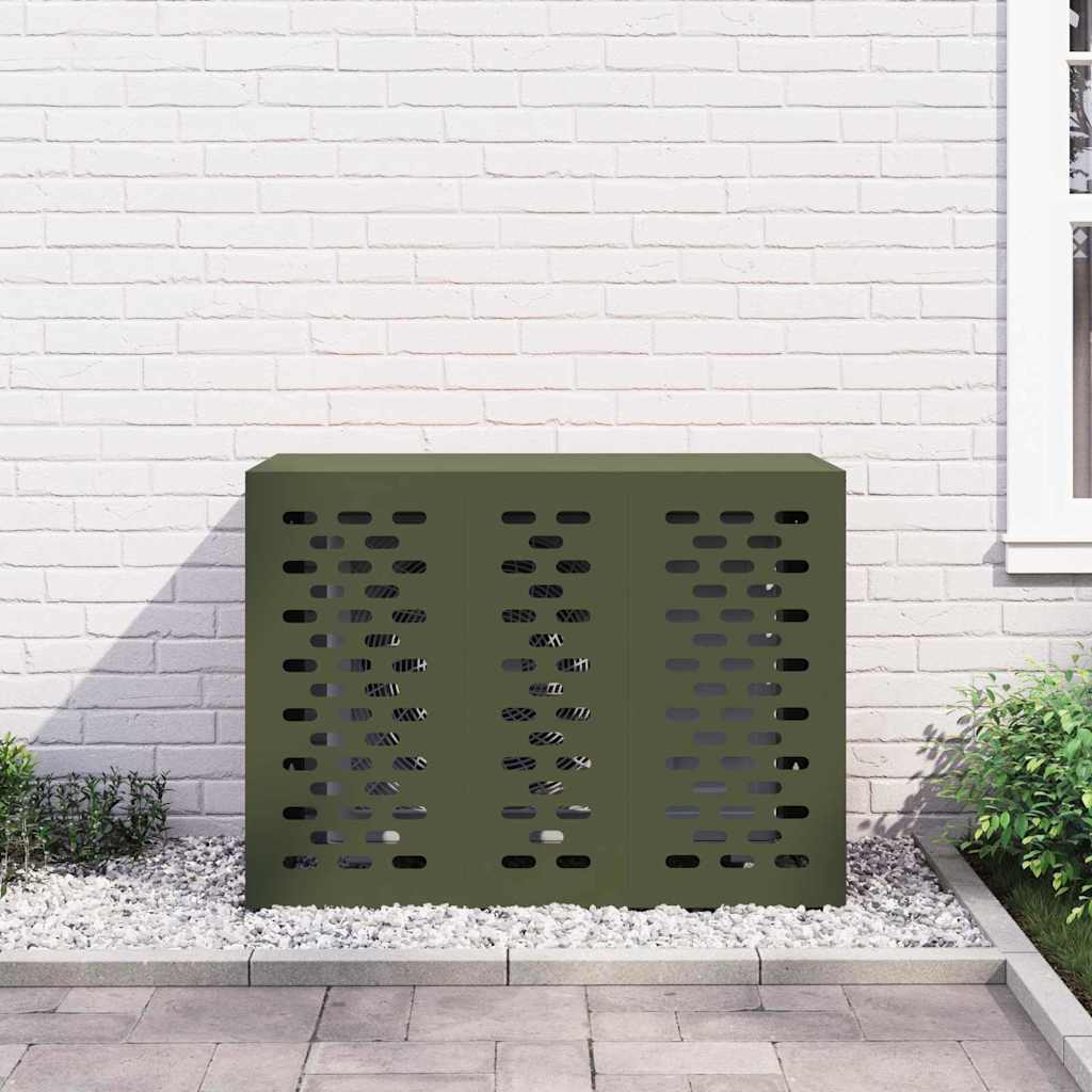 Κάλυμμα κλιματιστικού Λαδί 110 x 50 x 80 cm Ατσάλι - Pakobazaar