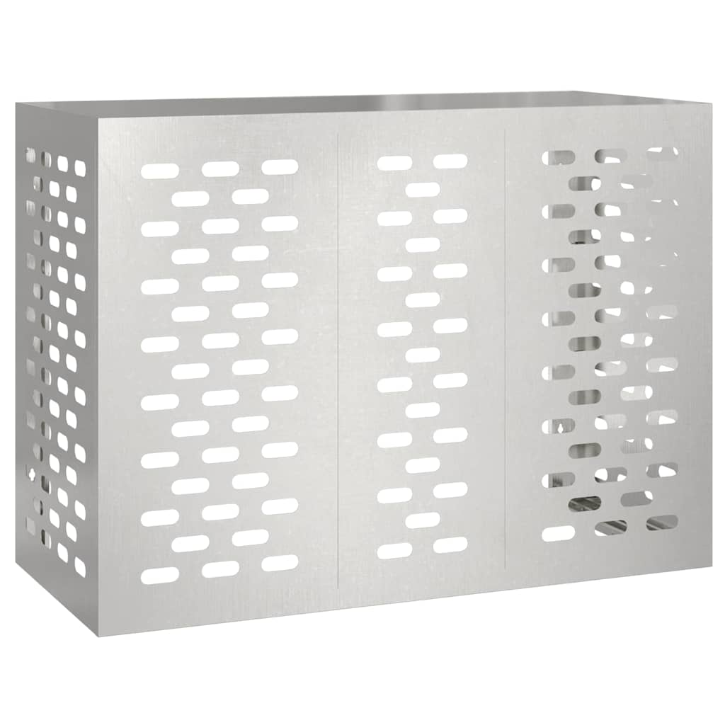 Κάλυμμα κλιματιστικού Ασημί 110 x 50 x 80 cm Ανοξείδωτο ατσάλι
