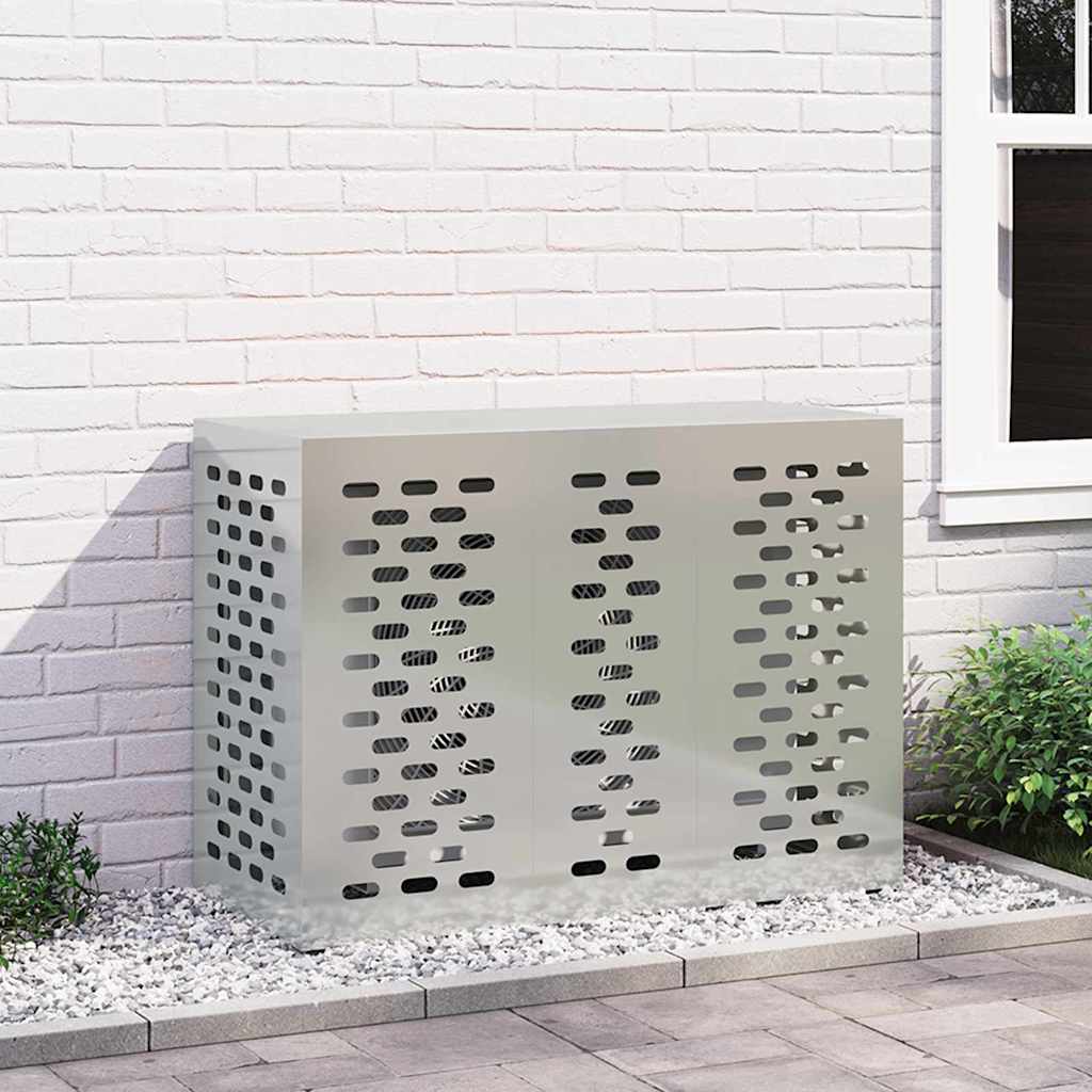 Κάλυμμα κλιματιστικού Ασημί 110 x 50 x 80 cm - Pakobazaar