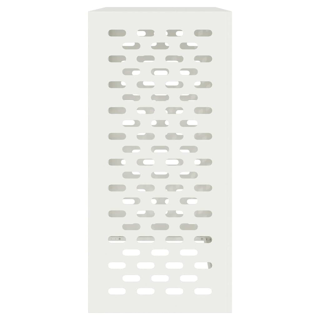 Κάλυμμα κλιματιστικού Λευκό 110 x 50 x 105 εκ Ατσάλι - Pakobazaar