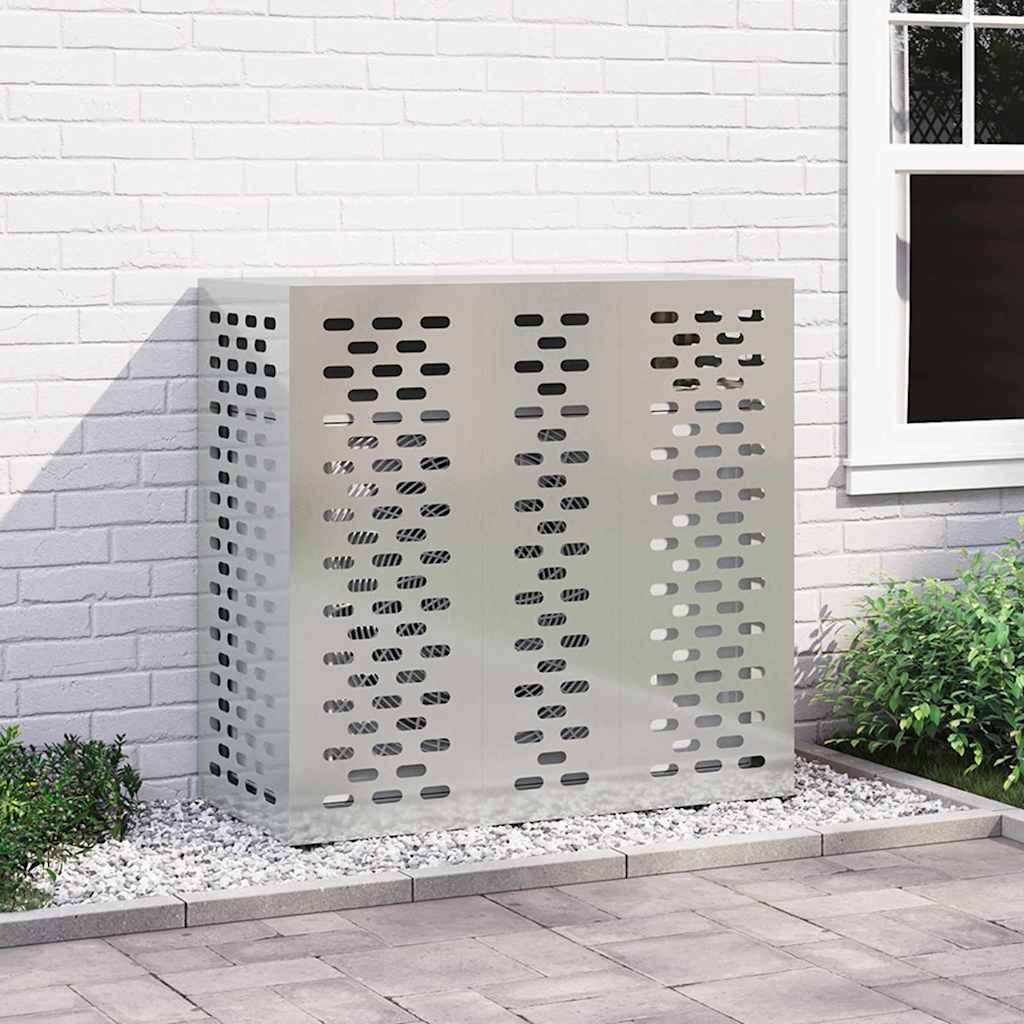 Κάλυμμα κλιματιστικού Ασημί 110 x 50 x 105 εκ - Pakobazaar