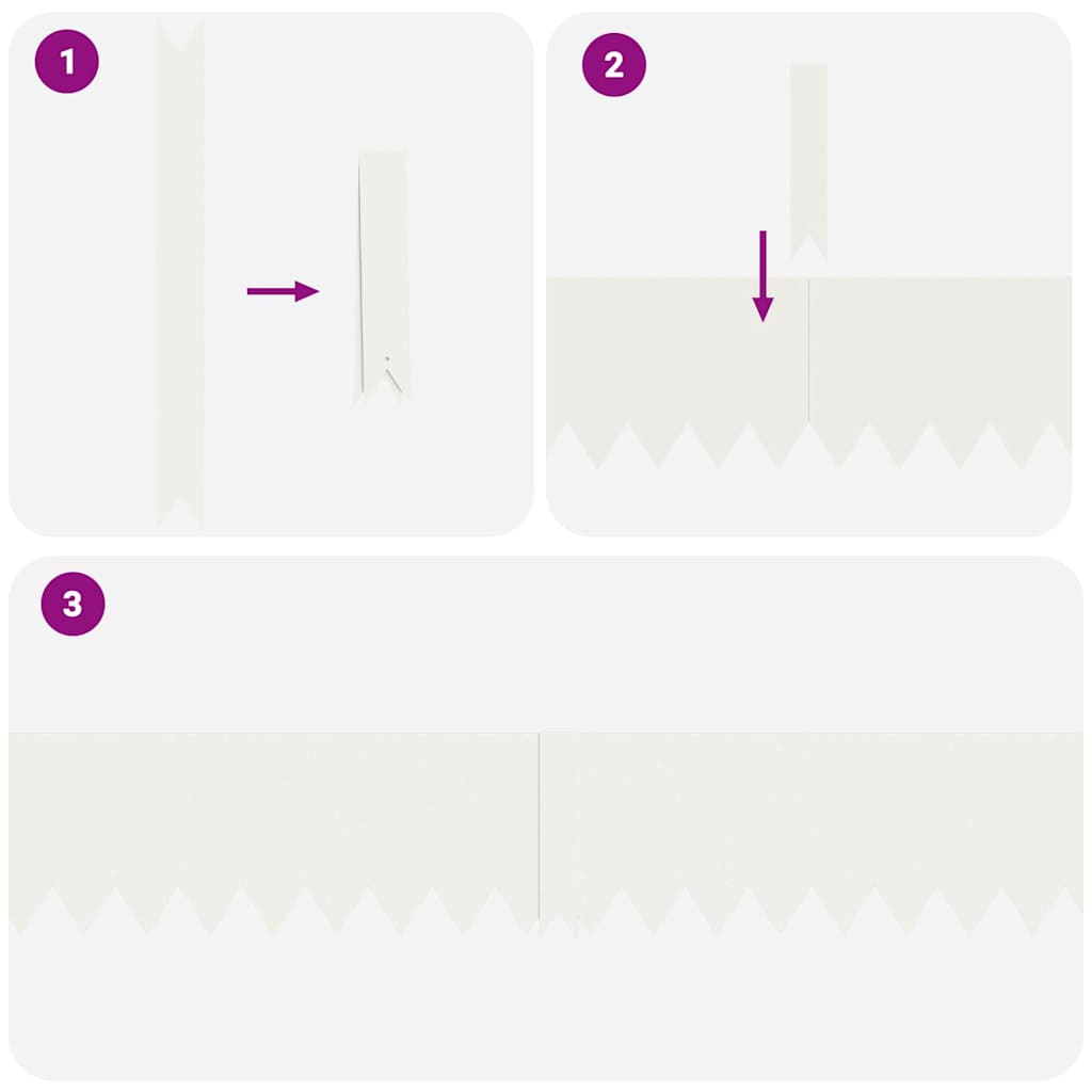Περίγραμμα γκαζόν 30 pcs Λευκό 100 x 0.05 x 20 εκ