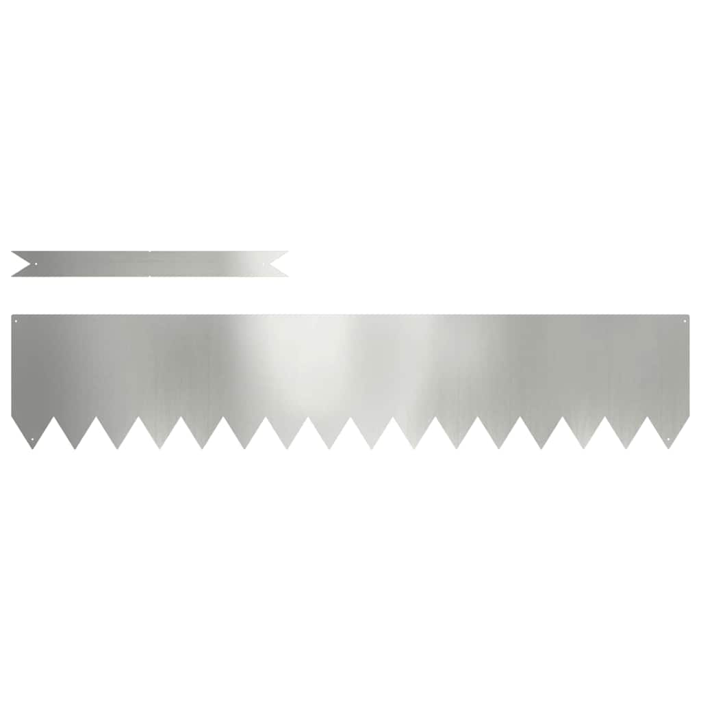 Περίγραμμα γκαζόν 30 pcs Ασημί 100 x 0.05 x 20 εκ