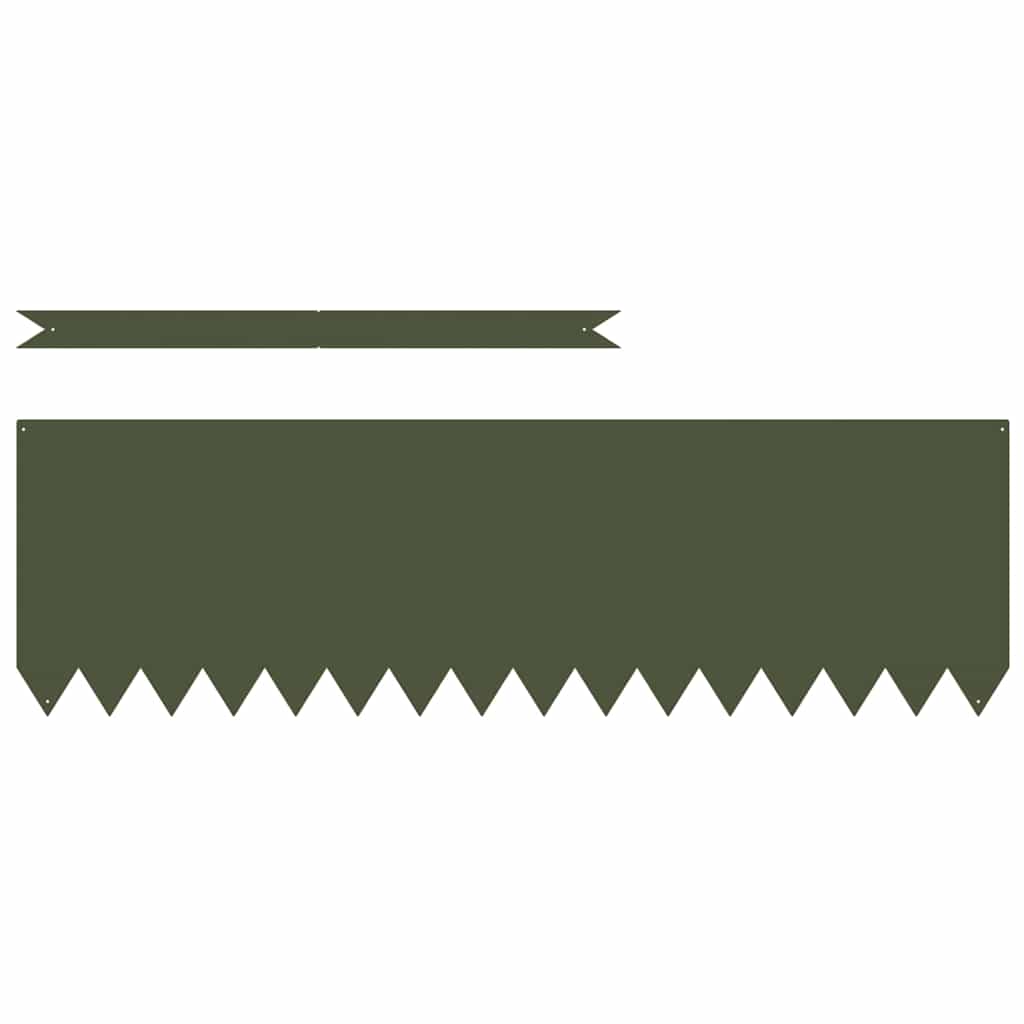 Περίγραμμα γκαζόν 20 pcs Ελιά Πράσινη 100 x 0.05 x 20 εκ