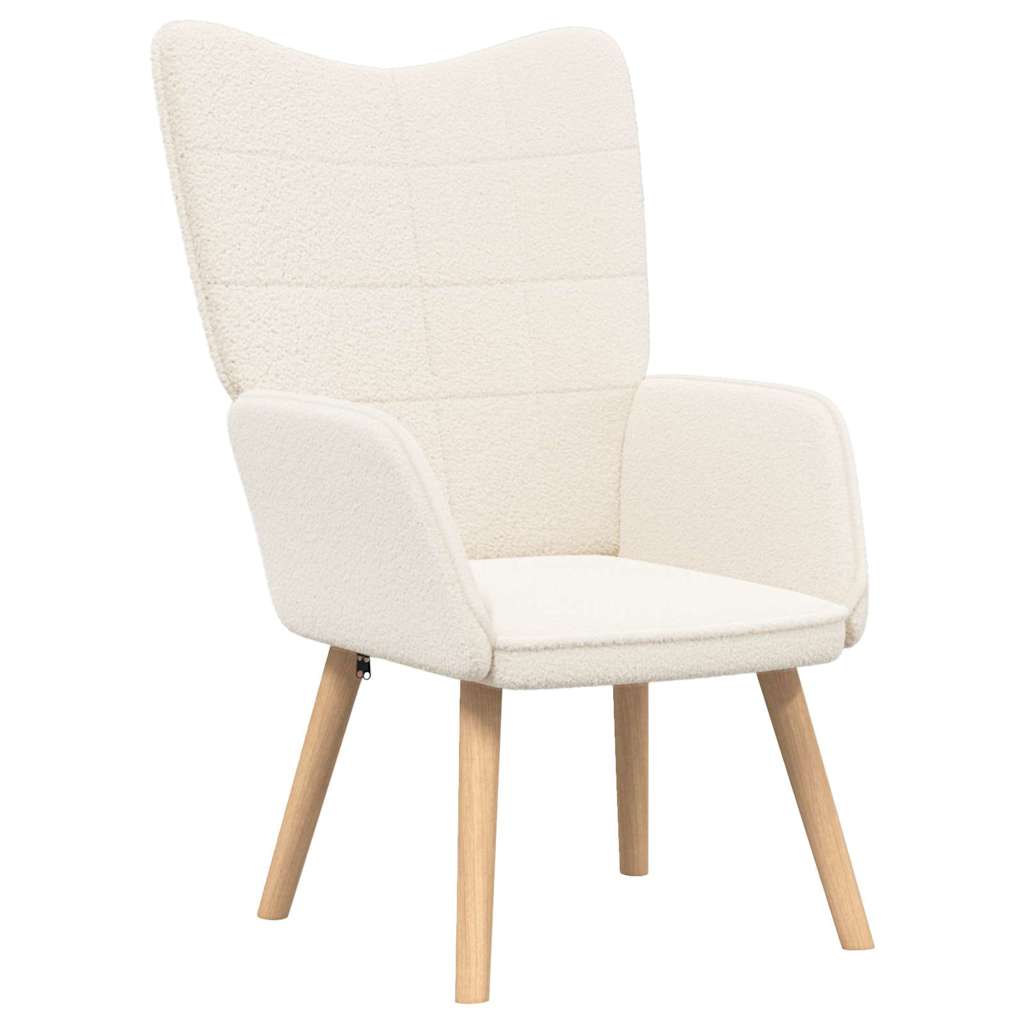 Πολυθρόνα Κρεμ 62 x 67 x 95,5 εκ Υφάσματος Sherpa