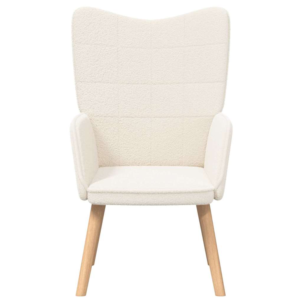 Πολυθρόνα Κρεμ 62 x 67 x 95,5 εκ Υφάσματος Sherpa