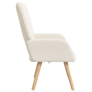 Πολυθρόνα Κρεμ 62 x 67 x 95,5 εκ Υφάσματος Sherpa