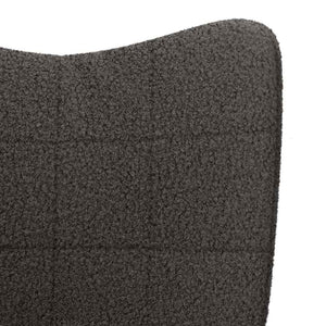Πολυθρόνα Σκούρο Γκρι 62 x 67 x 95,5 εκ Υφάσματος Sherpa - Pakobazaar