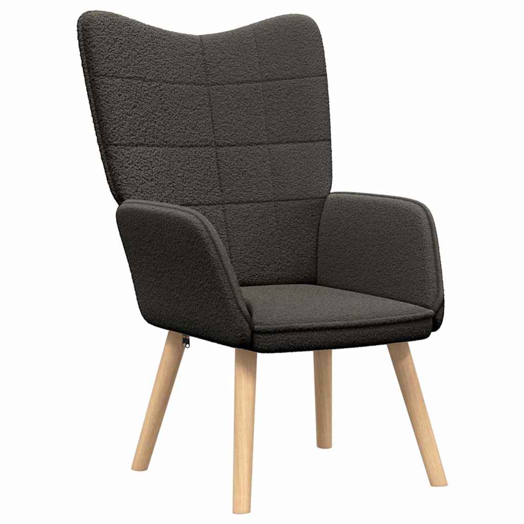 Πολυθρόνα Σκούρο Γκρι 62 x 67 x 95,5 εκ Υφάσματος Sherpa - Pakobazaar