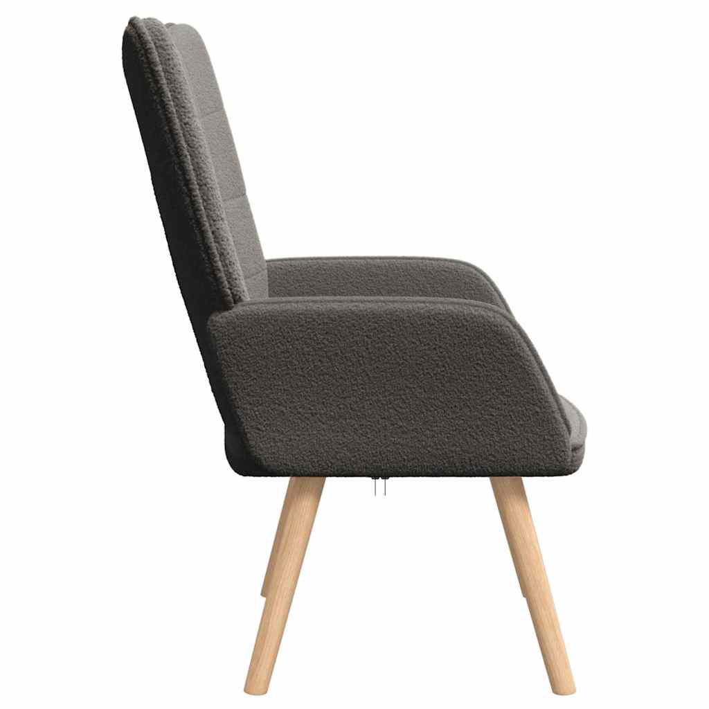 Πολυθρόνα Σκούρο Γκρι 62 x 67 x 95,5 εκ Υφάσματος Sherpa - Pakobazaar