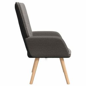 Πολυθρόνα Σκούρο Γκρι 62 x 67 x 95,5 εκ Υφάσματος Sherpa - Pakobazaar