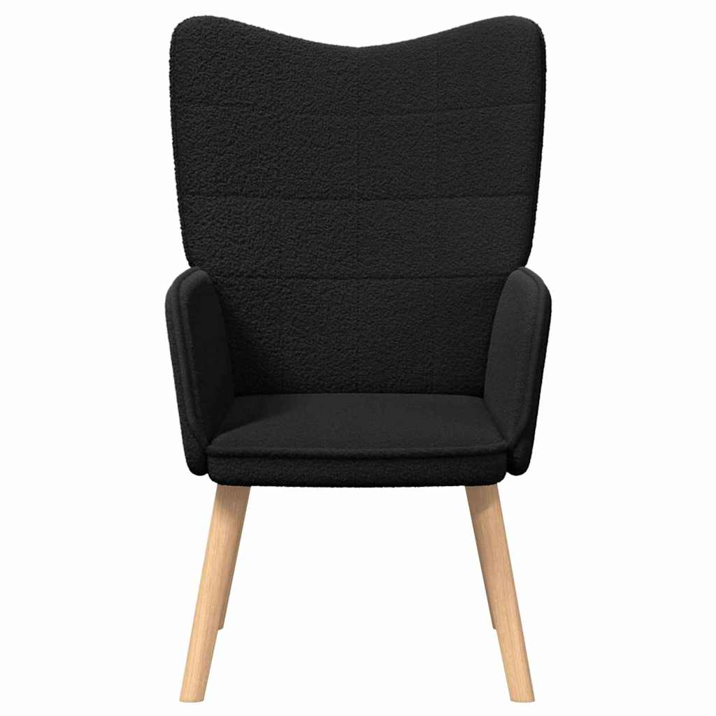 Πολυθρόνα Μαύρο 62 x 67 x 95,5 εκ Υφάσματος Sherpa